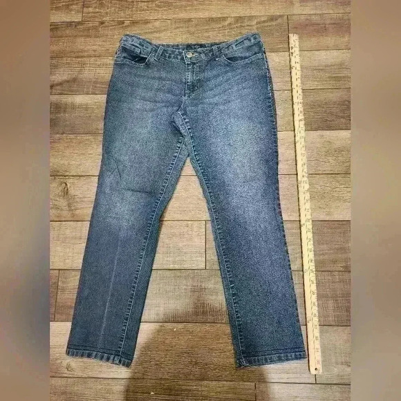 Jessica Simpson Forever Skinny Blue Jeans Size 32 Women's Dark Wash Ankle Jeans - Picture 2 of 7